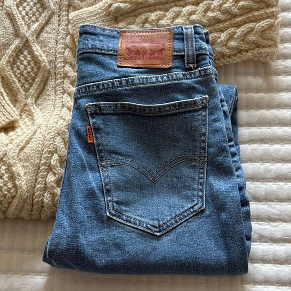 Levi's Orange Label 721 Vintage High Rise Skinny Jeans Size 26 - Picture 1 of 6